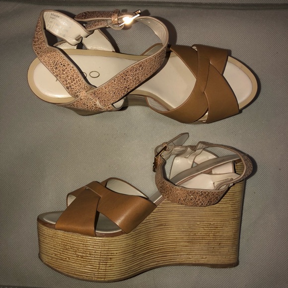 Aldo Shoes - Aldo Beige Wedges